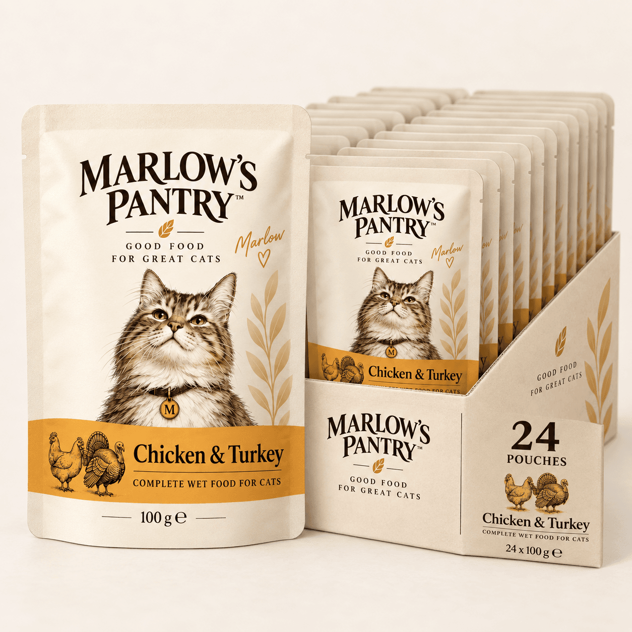 Pouch Pantry Box, Chicken & Turkey